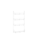Rev-A-Shelf Steel, White, 11 in W, 21.72 in H, 2.38 in D, 4.28 in L, White 565-10-52 - alternate 1